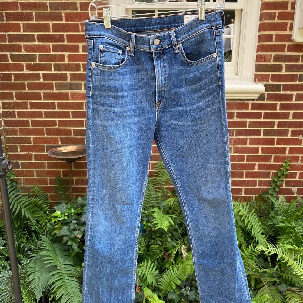 Rag and Bone raw hem jean, size 28